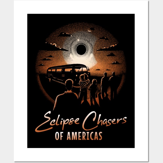 Solar Eclipse 2024 T Shirt 51 Wall Art by fadinstitute